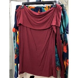 Over the shoulder top